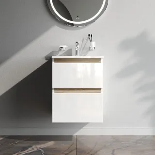 Тумба под раковину Am.Pm X-Joy M85AFHX0502WG подвесная белый глянец 50  см